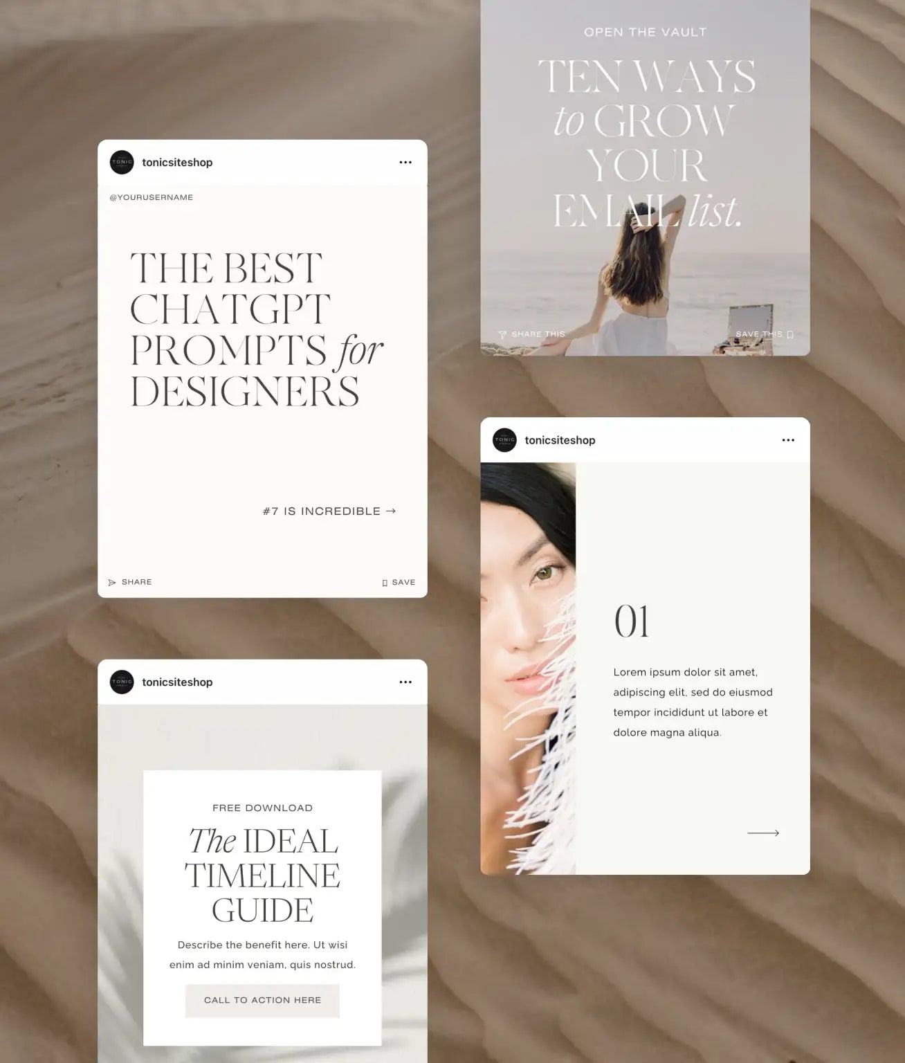 Vesper Social Media Canva Templates