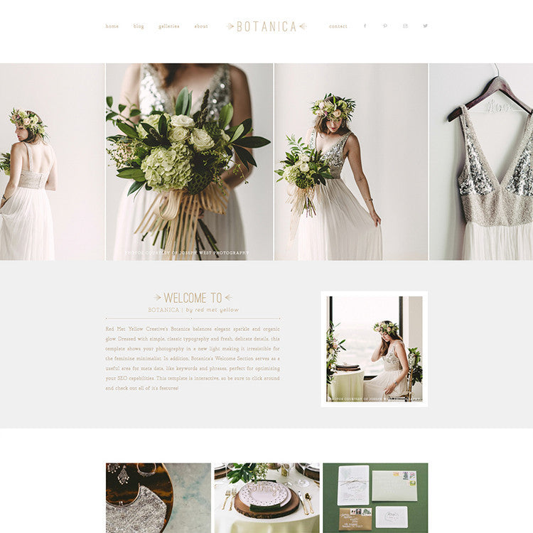 Featured Product | Botanica Pro Photo 5 Template